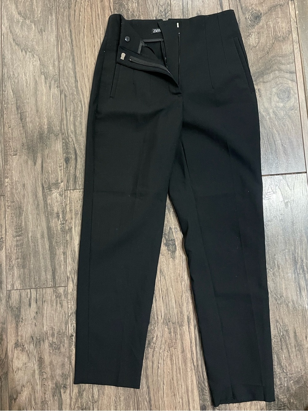 Zara High-Waisted Ankle-Length Pants